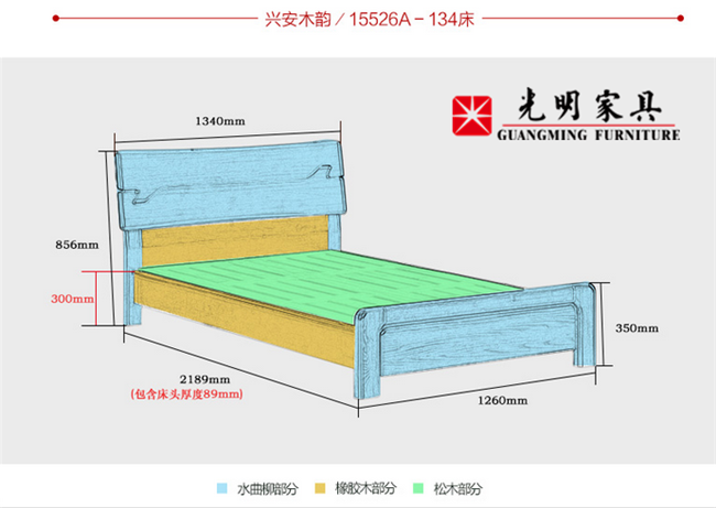 實木床、板式床、鐵藝床的尺寸標(biāo)準(zhǔn)